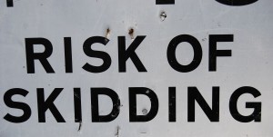 skid sign