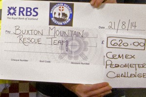 donation cheque small